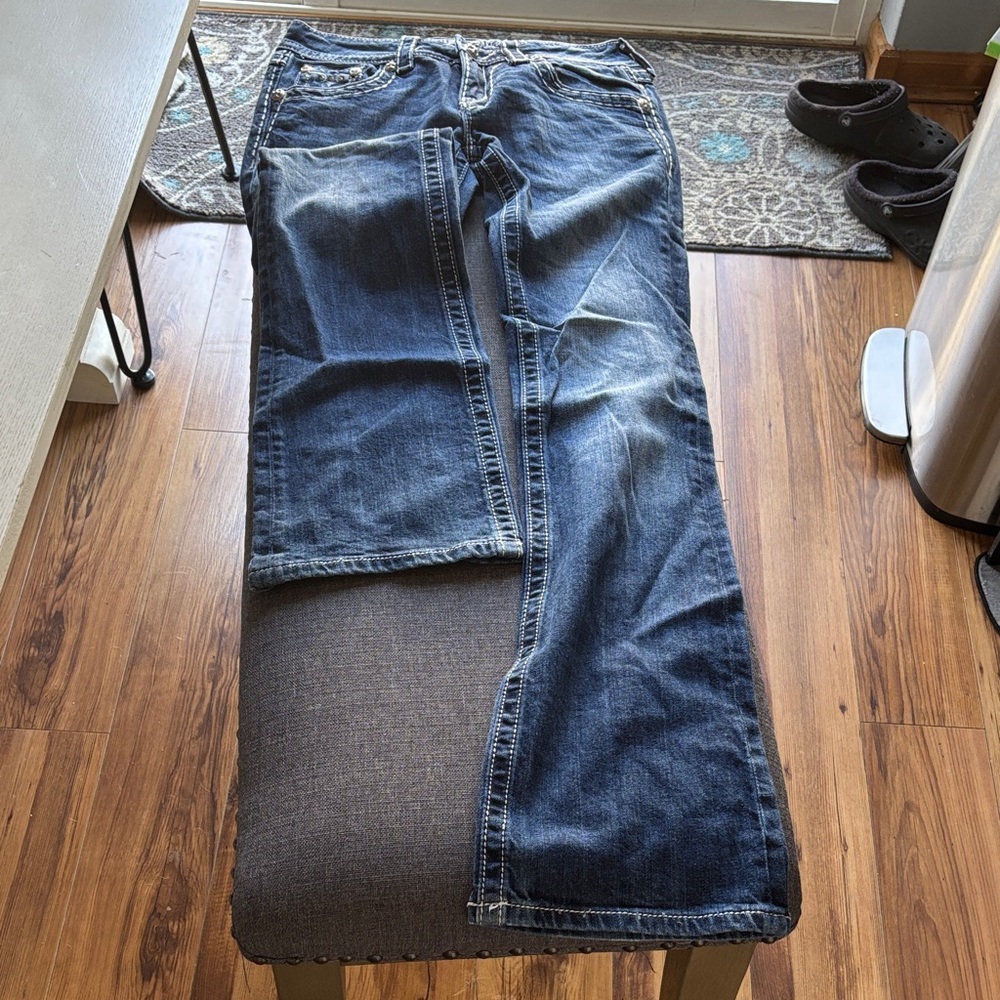Miss Me Dark Blue Boot Cut Jeans